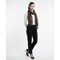 Silver Linen Scarf