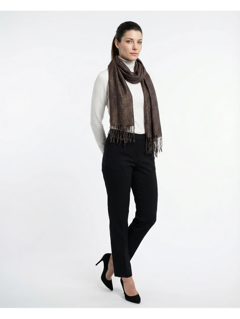Silver Linen Scarf