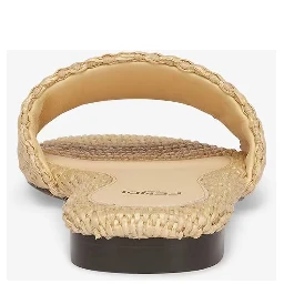"Signature" slides sandals