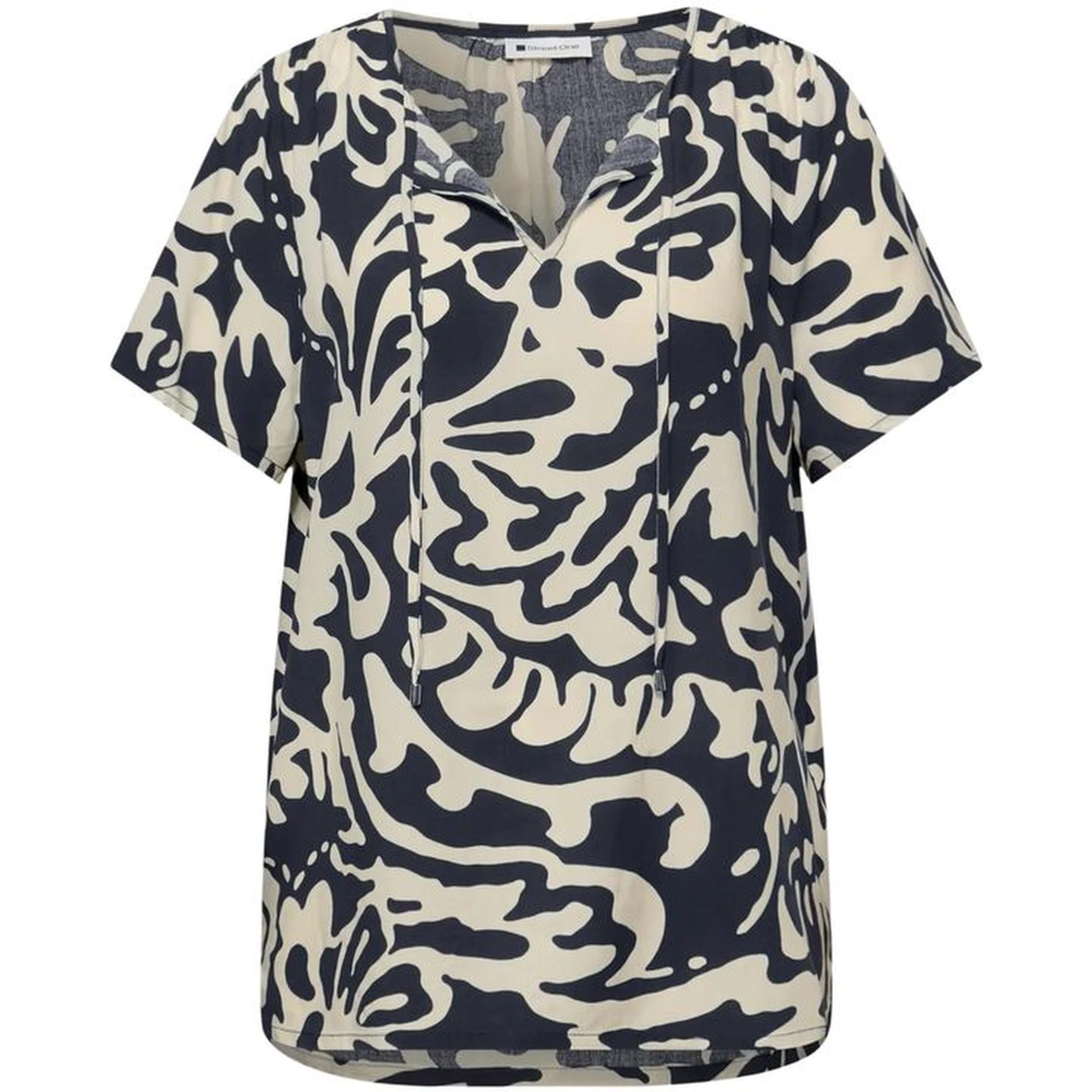 Blue Viscose Blouse