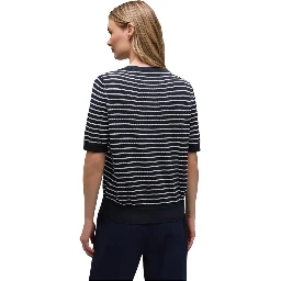 Blue Viscose T-Shirt