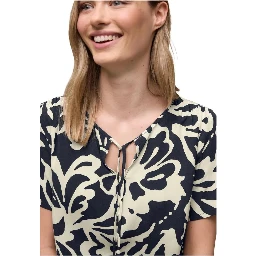 Blue Viscose Blouse