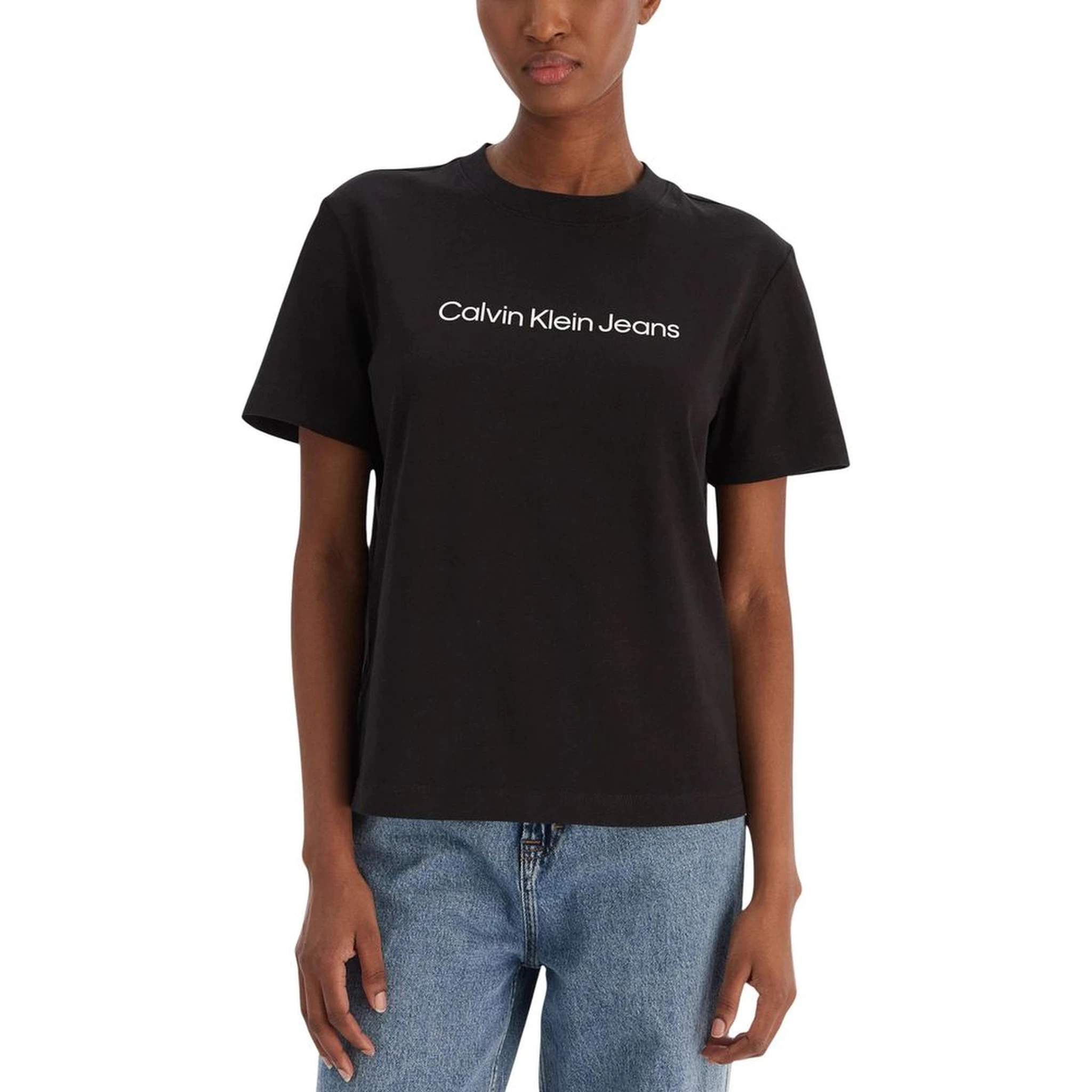 Black Cotton T-Shirt