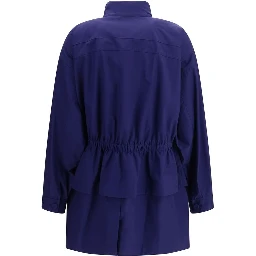 Blue Cotton Parka