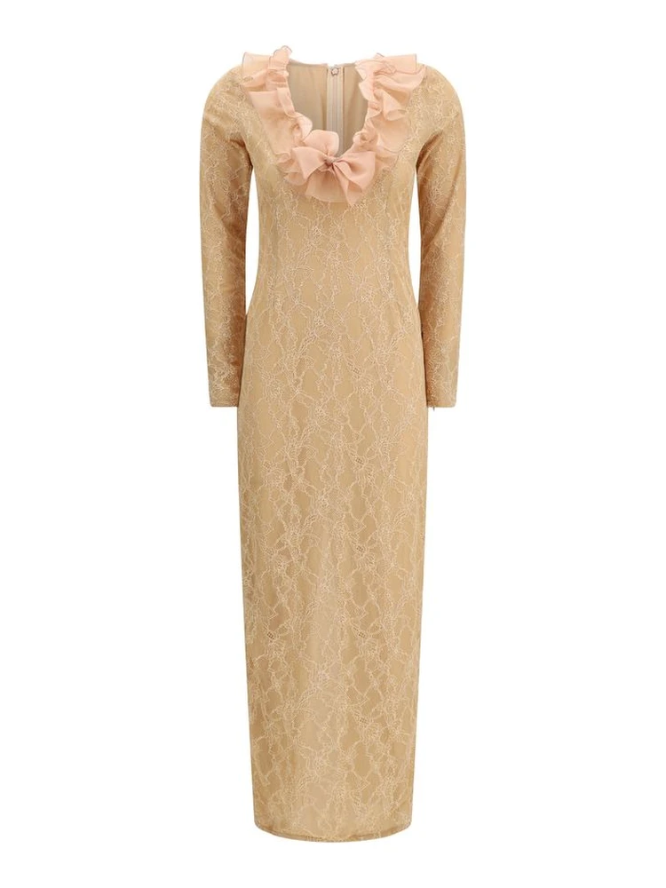 Multicolor Polyamide Cocktail Dress