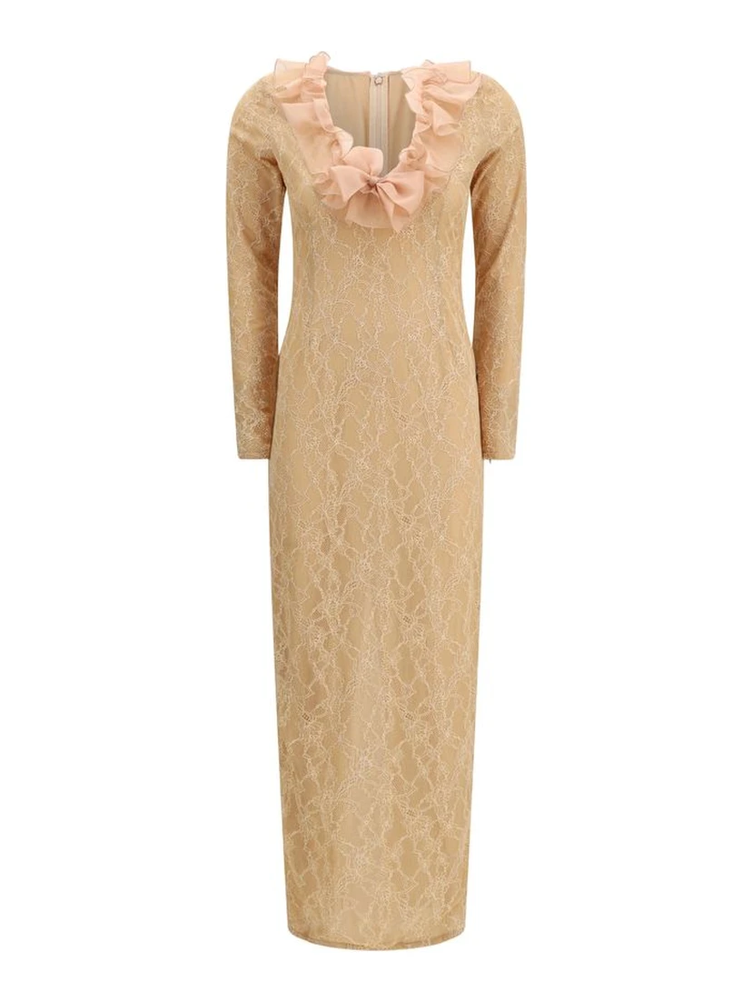 Multicolor Polyamide Cocktail Dress
