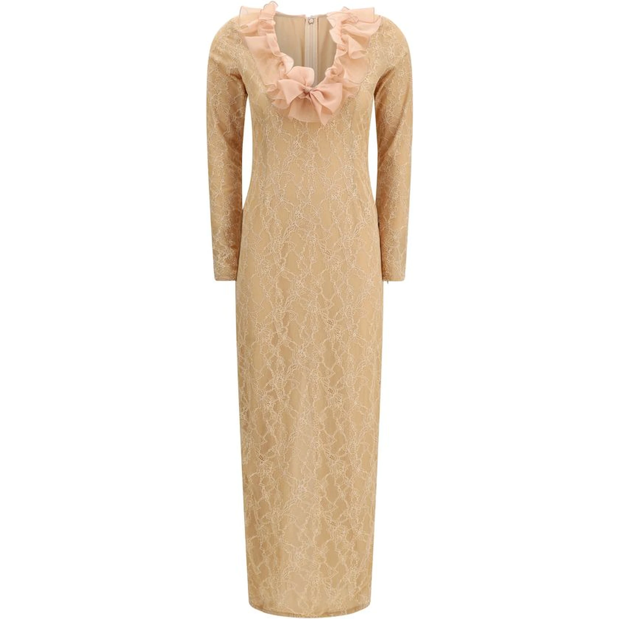 Multicolor Polyamide Cocktail Dress