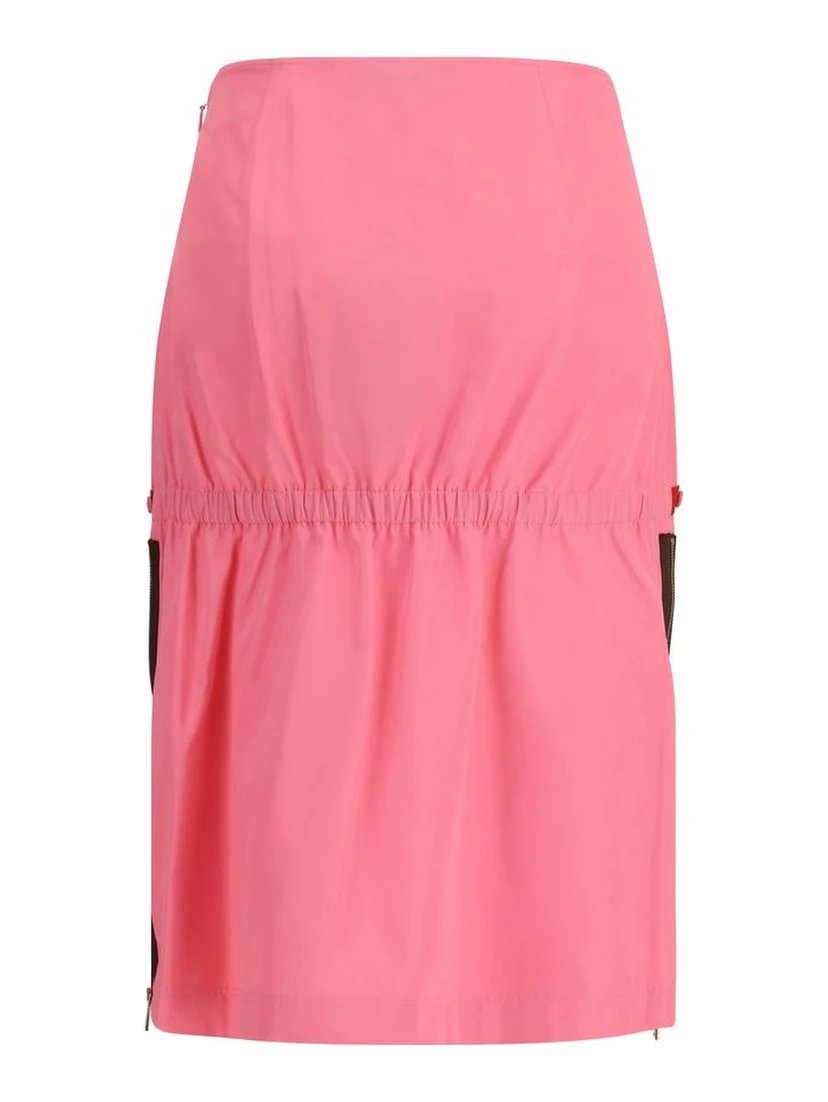 Multicolor Viscose Midi Skirt