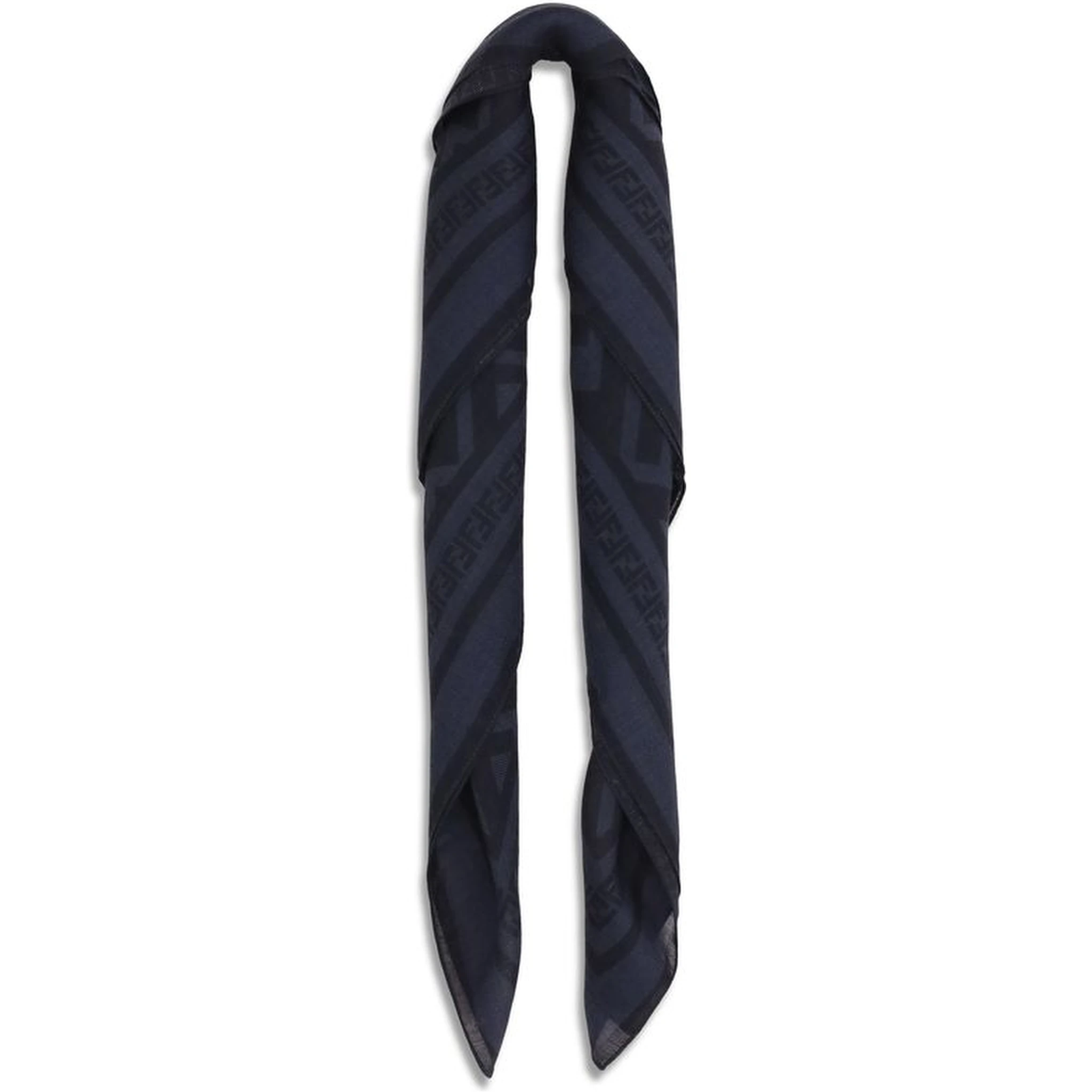 Blue Fleece Wool Scarf
