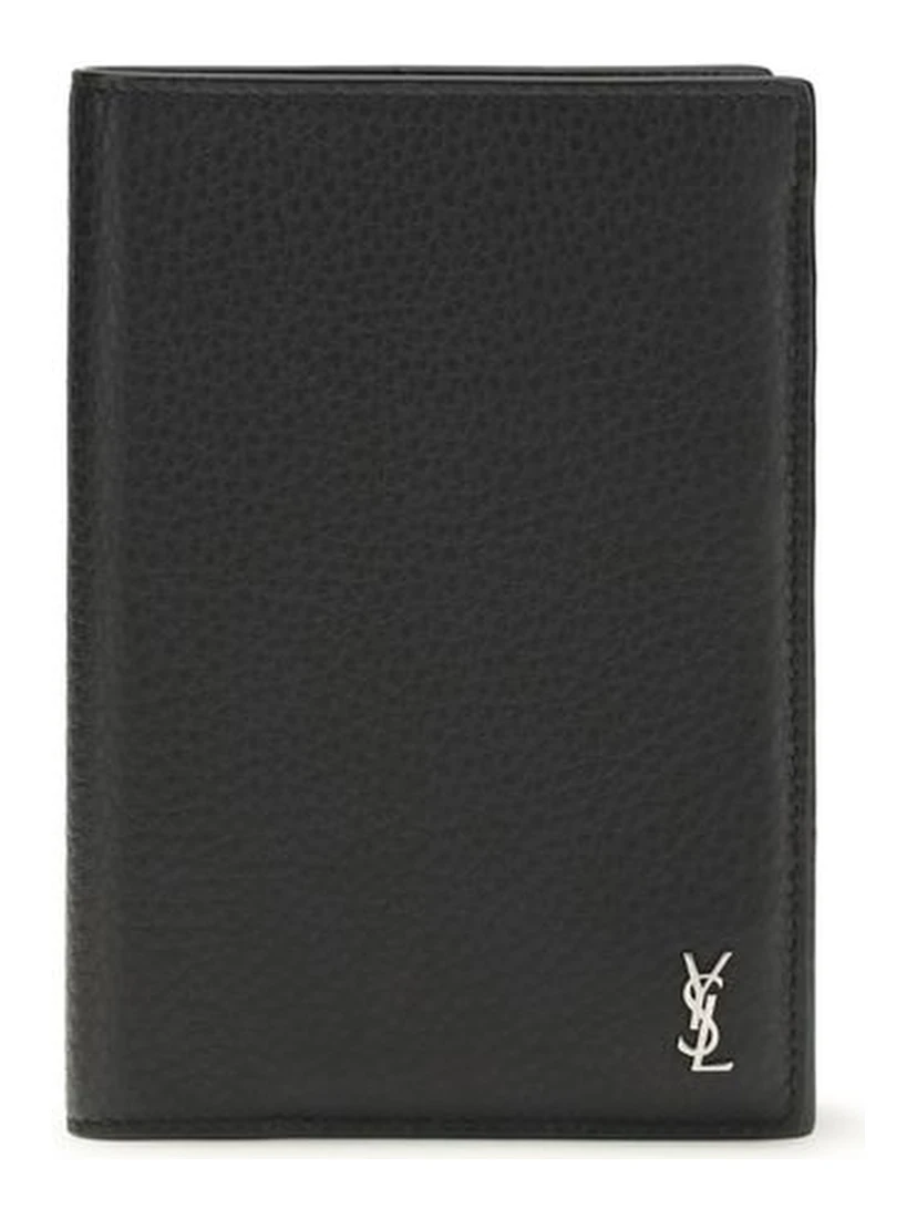 Black Calf Leather Bos Taurus Wallet