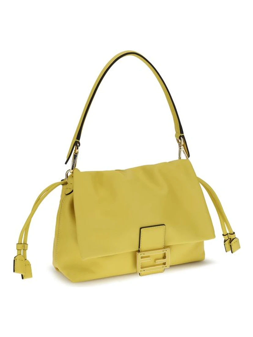Bicolor Calf Leather Bos Taurus Shoulder Bag
