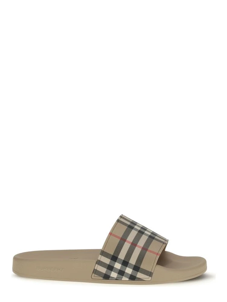 Beige Rubber Sandals