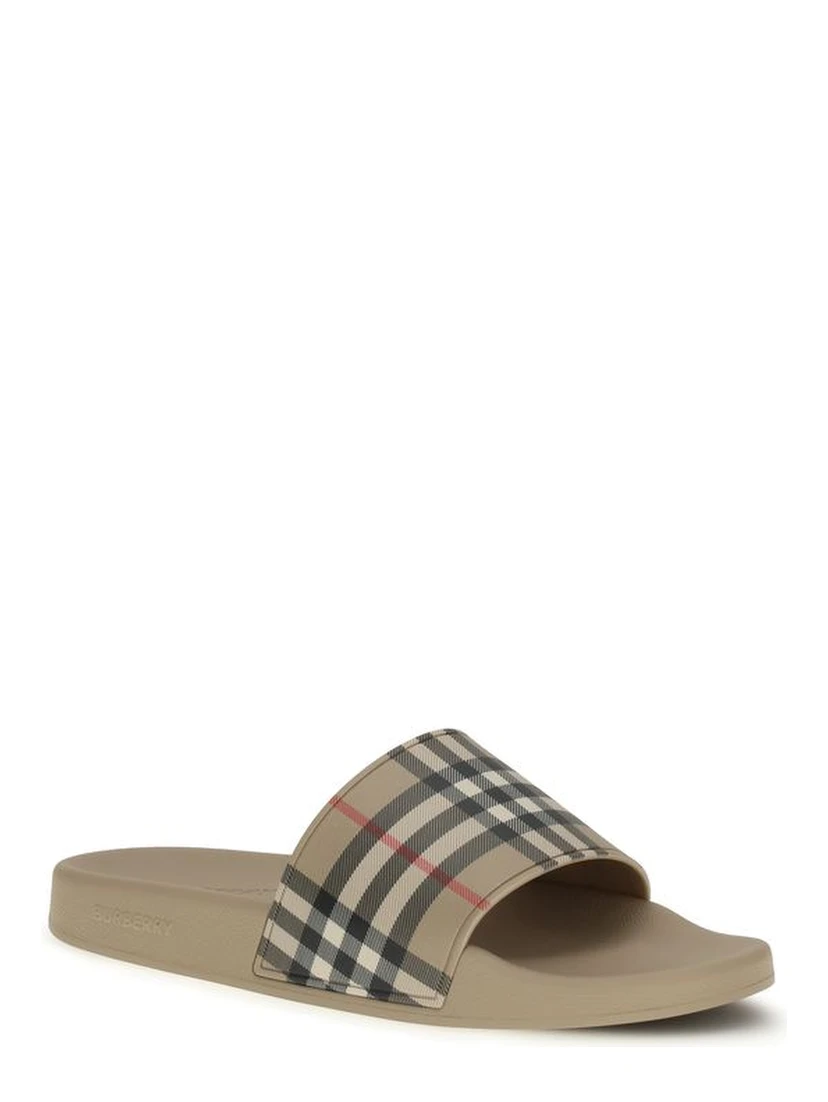 Beige Rubber Sandals