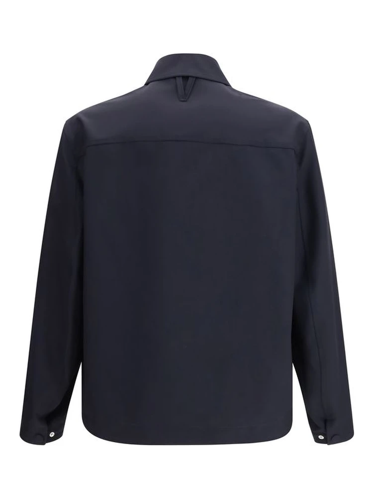 Blue Fleece Wool Coat alternative