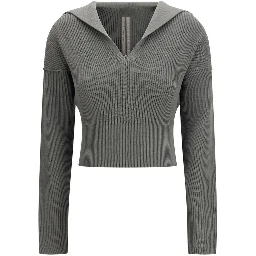 Bicolor Fleece Wool Sweatshirt
