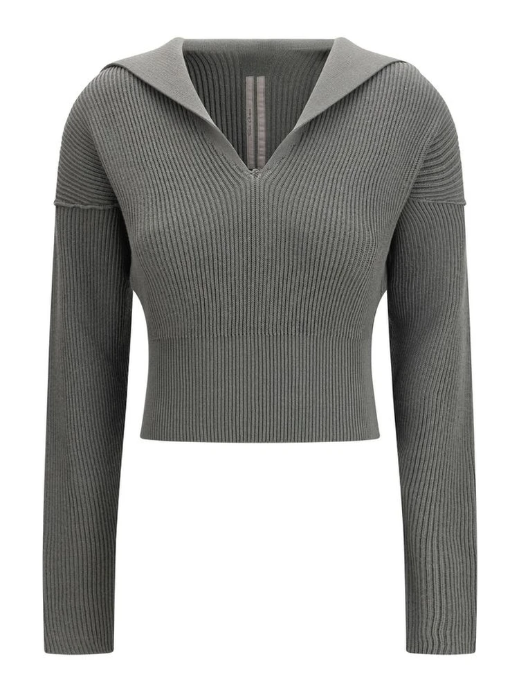 Bicolor Fleece Wool Sweatshirt