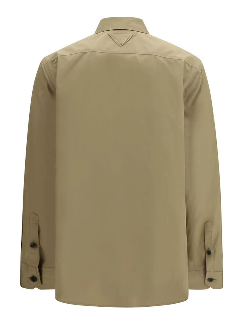 Beige Cotton Shirt