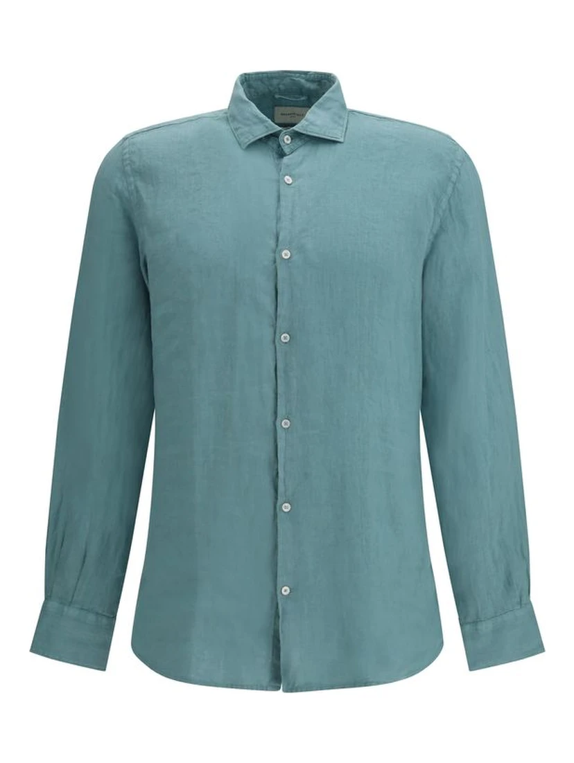 Bicolor Linen Shirt