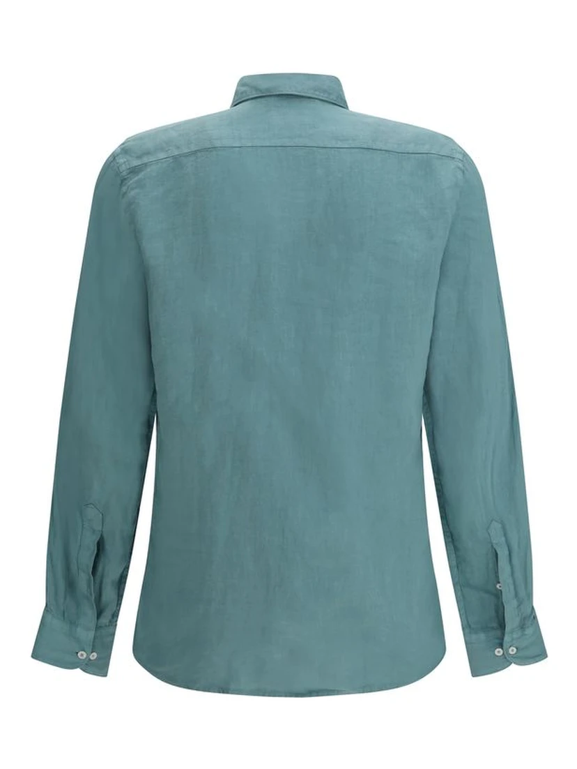Bicolor Linen Shirt