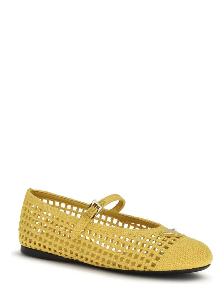 Bicolor Cotton Ballet Flats alternative