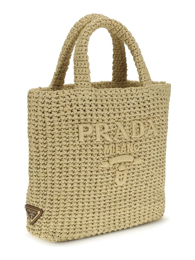 Beige Viscose Handbag alternative