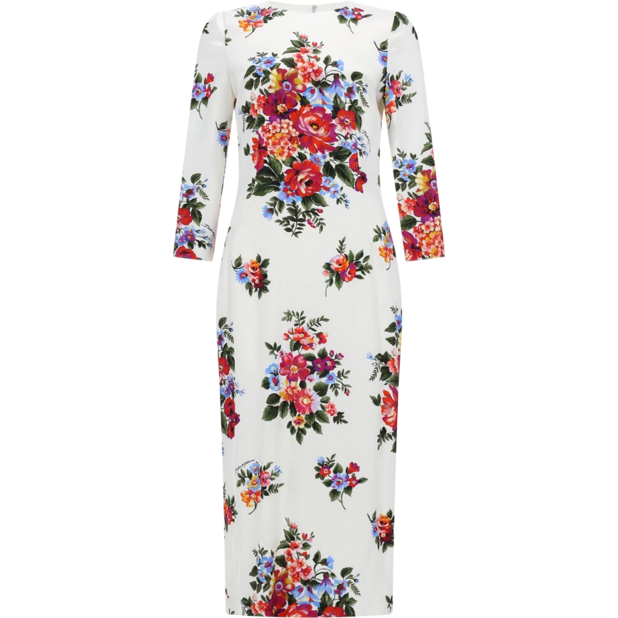 MIDI DRESS WITH FLORAL PRINT