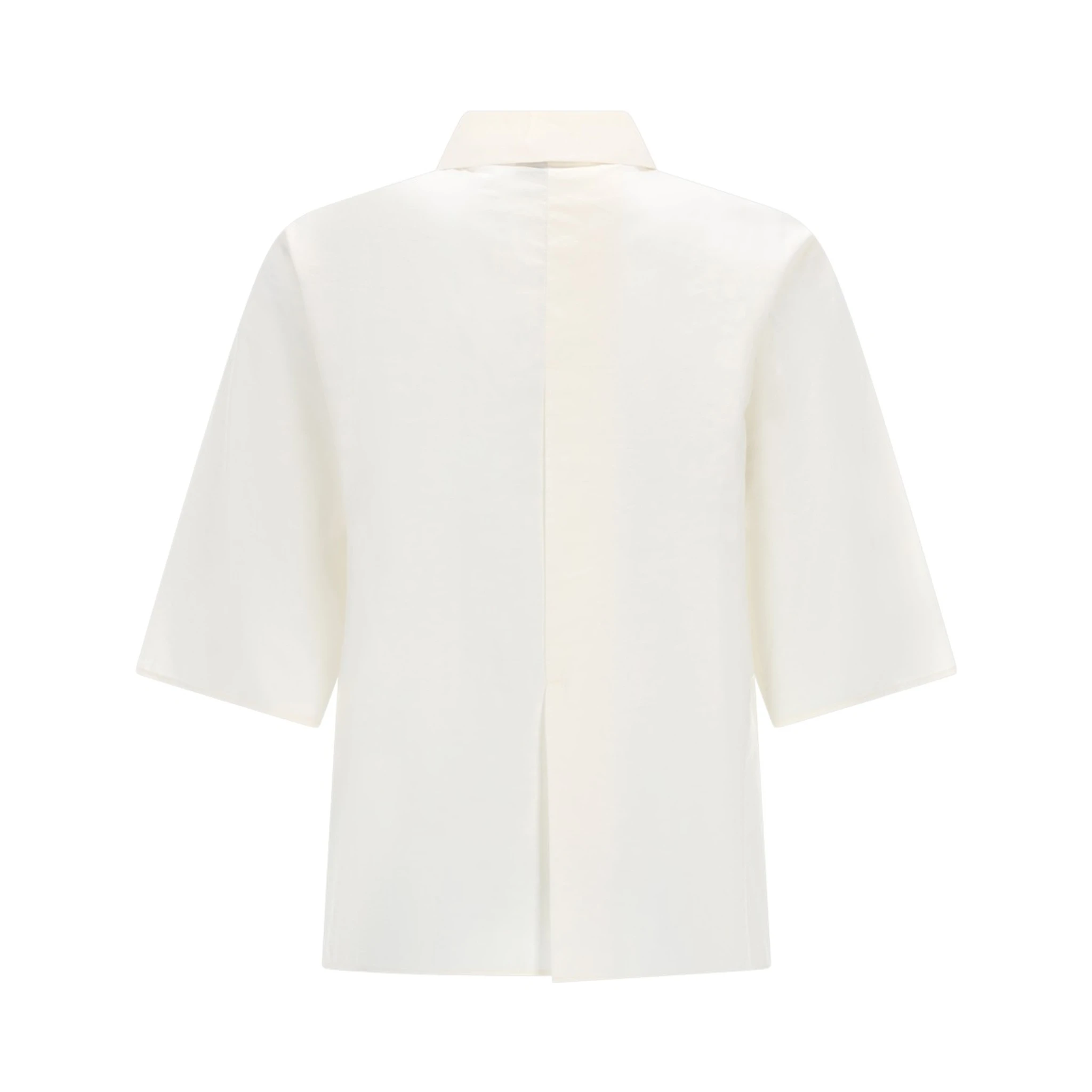 CAMICIA CROPPED IN SETA