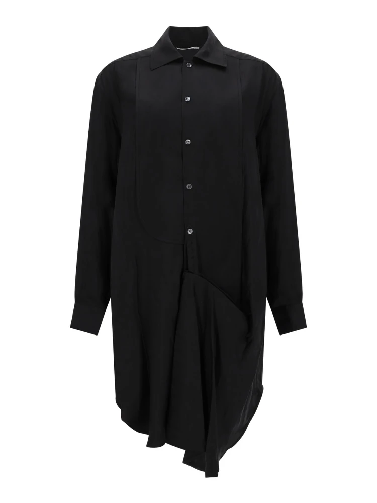 ABITO MIDI "TUXEDO DRAPE"