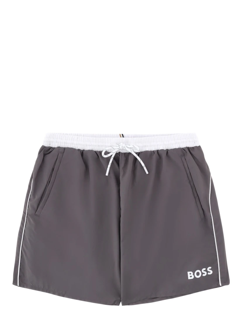 SWIMSUIT WITH LOGO