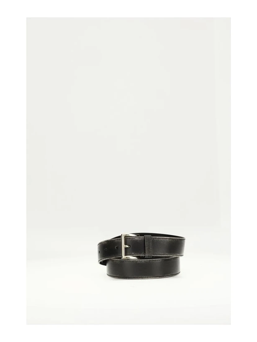 Black Calf Leather Bos Taurus Regular Belt