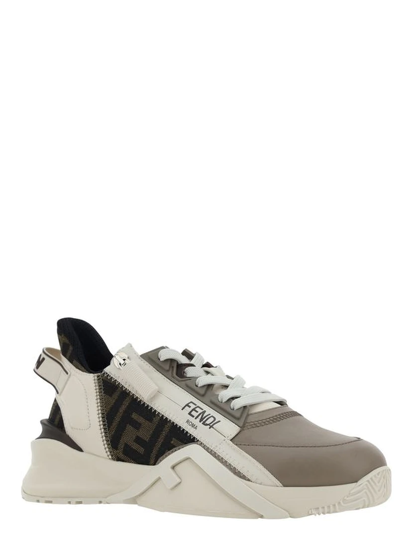 Brown Calf Leather Bos Taurus Athletic Sneakers
