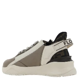 Brown Calf Leather Bos Taurus Athletic Sneakers