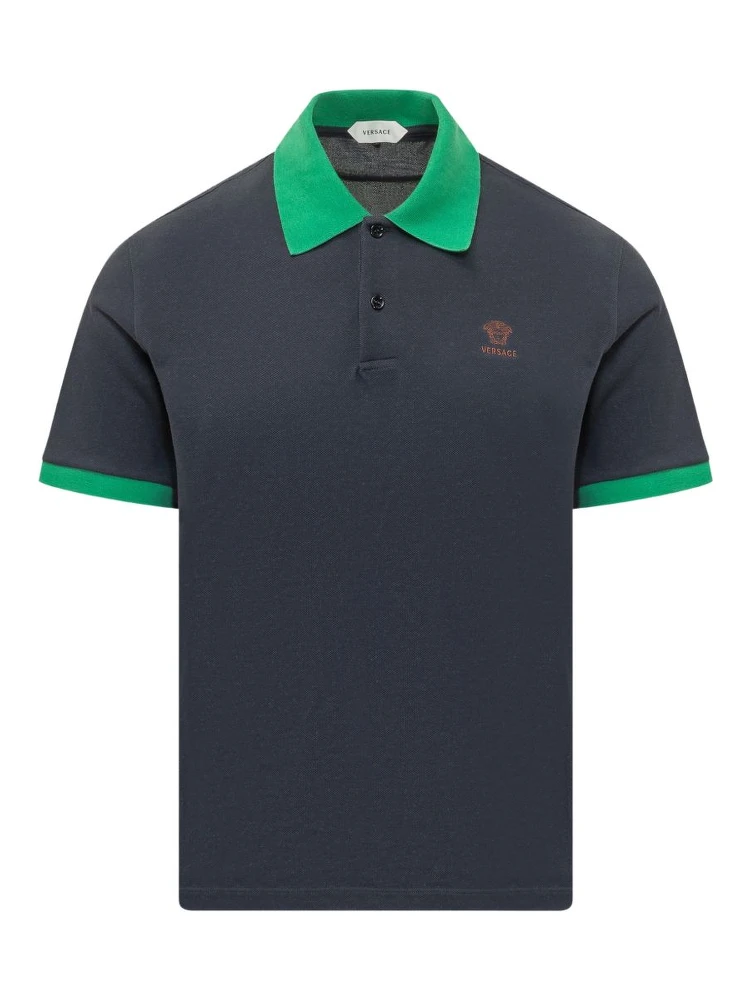 Versace T-shirts and Polos Blue