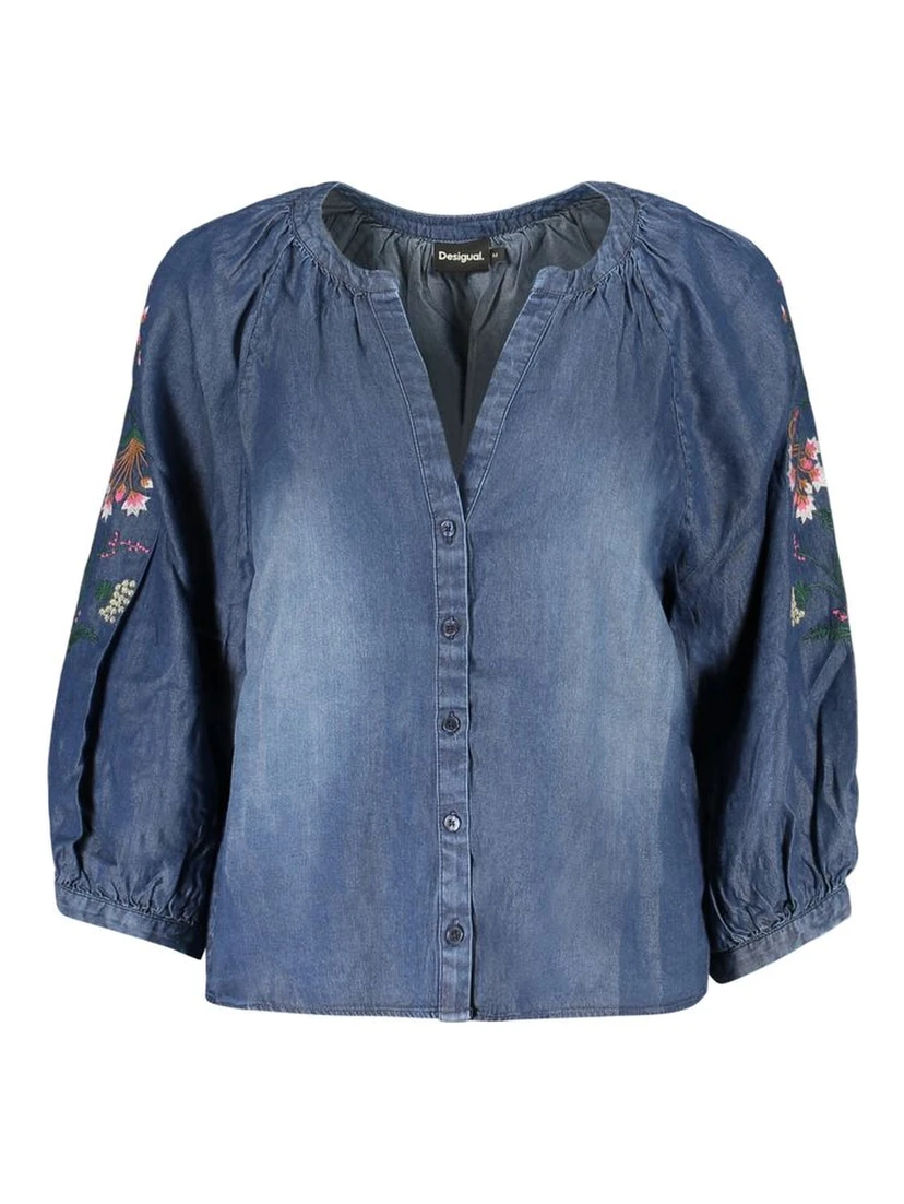Blu Lyocell Women's Shirt
