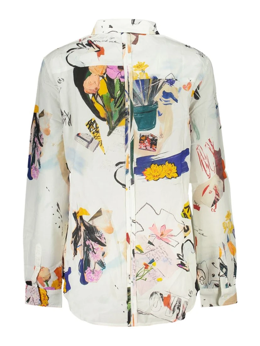Bianco Cotton Women Shirt