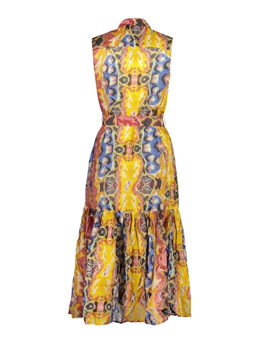 Giallo Cotton Women Dress