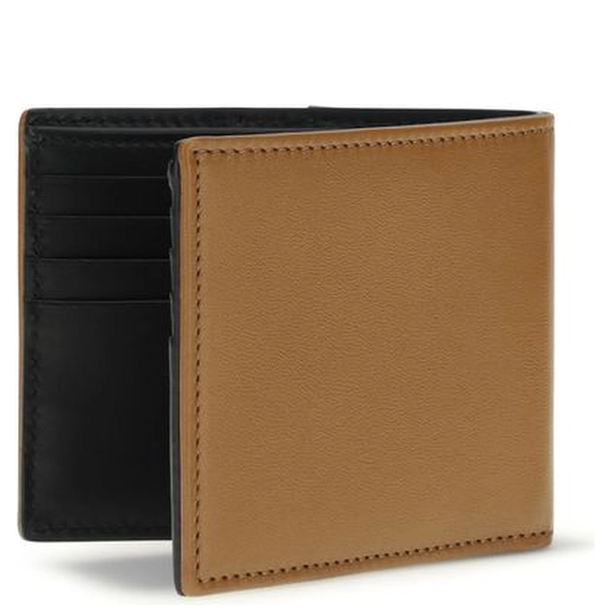 Black Calf Leather Bos Taurus Wallet
