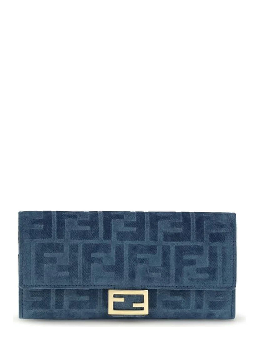 Blue Cotton Wallet