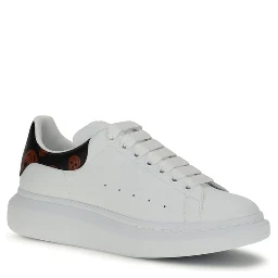 White Calf Leather Bos Taurus Chunky Sneakers