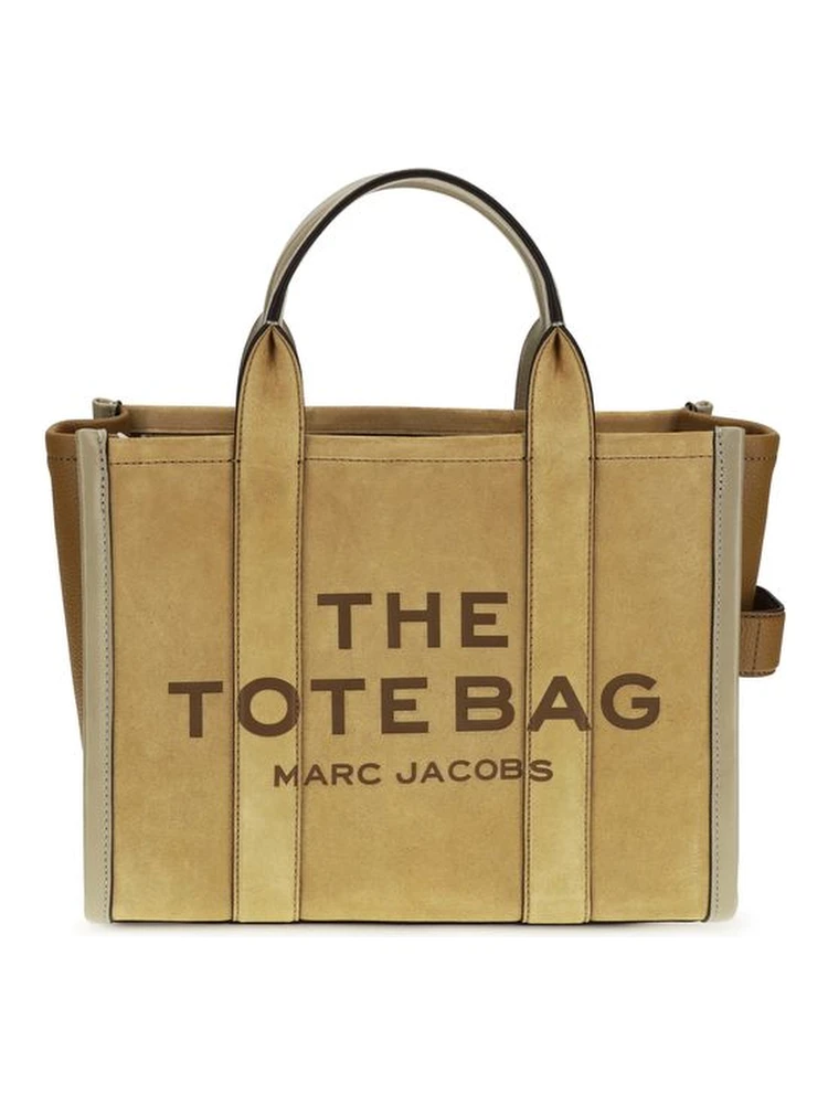 Beige Calf Leather Bos Taurus Shoulder Bag