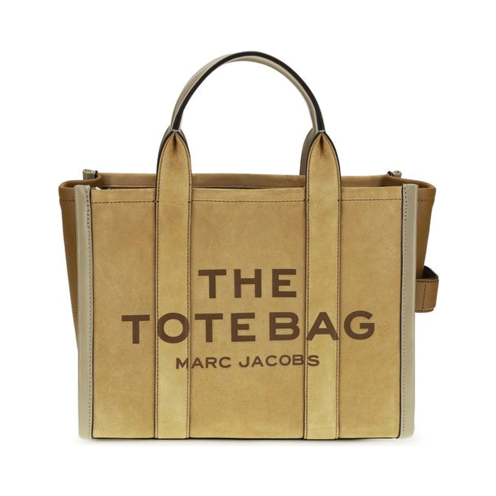 Beige Calf Leather Bos Taurus Shoulder Bag