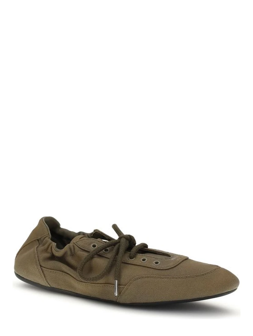 Bicolor Cotton Athletic Sneakers
