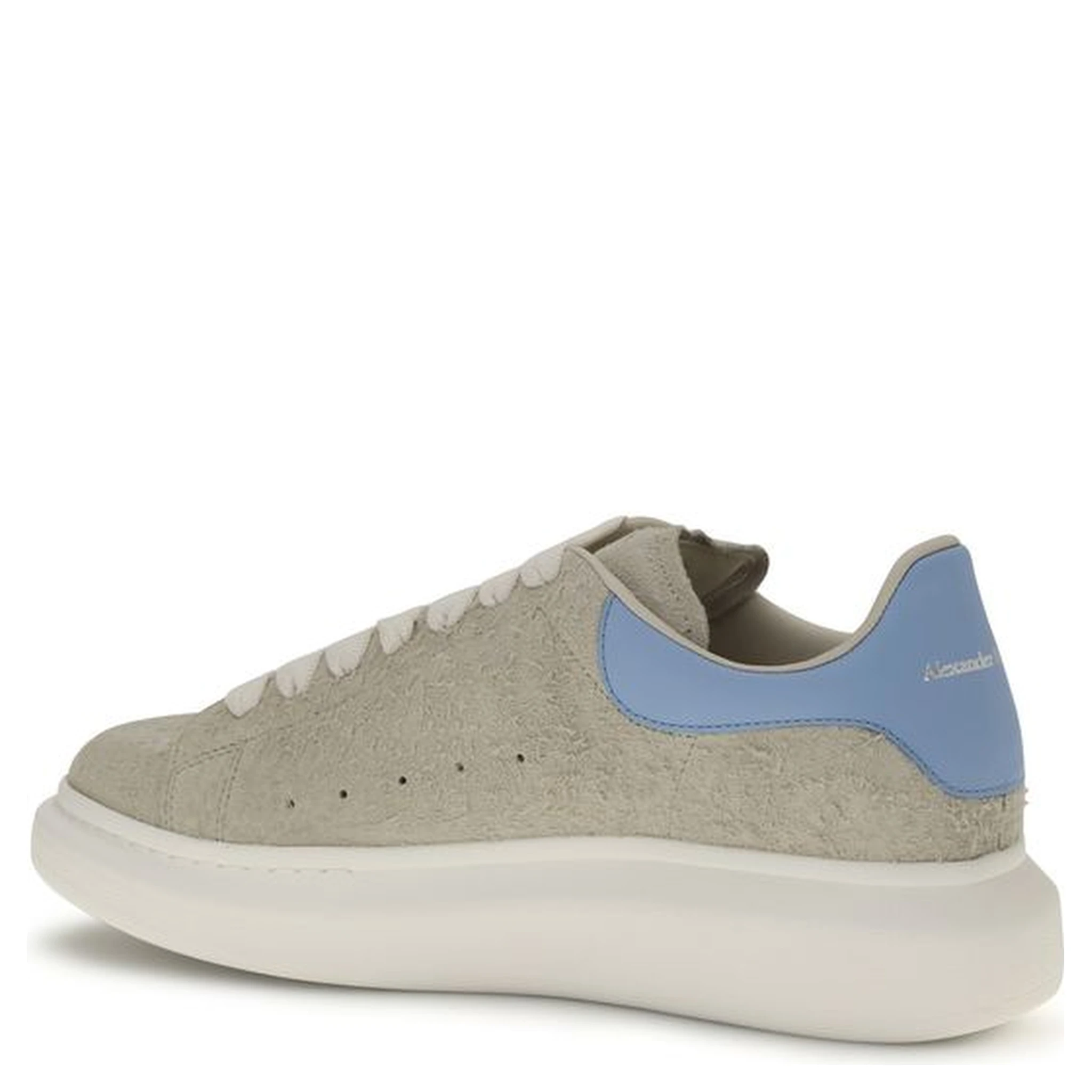 Beige Calf Leather Bos Taurus Chunky Sneakers