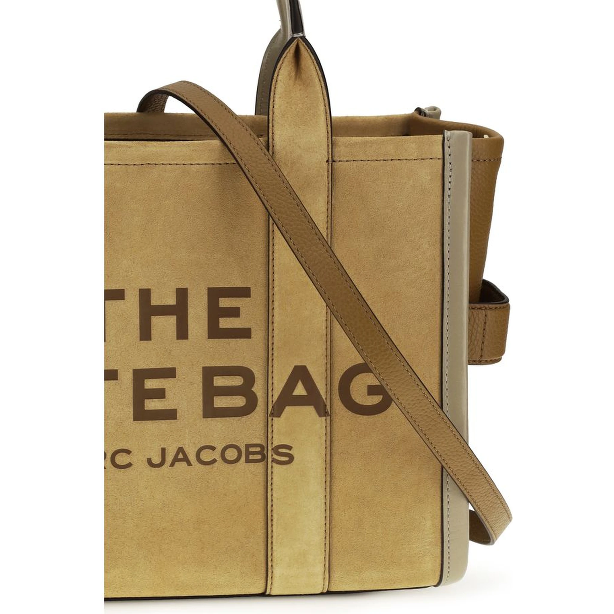 Beige Calf Leather Bos Taurus Shoulder Bag