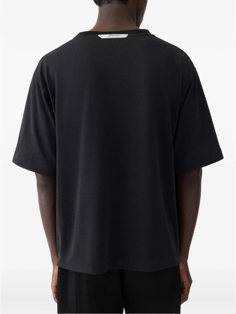 JACQUEMUS T-shirts and Polos Black