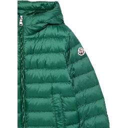 MONCLER KIDS Coats Green
