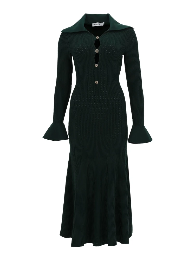 MIDI DRESS WITH CUT-OUT