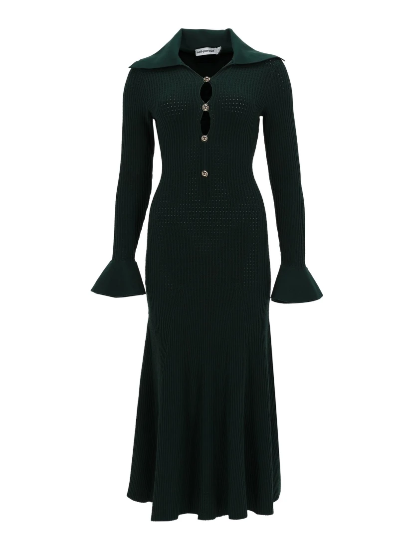 MIDI DRESS WITH CUT-OUT
