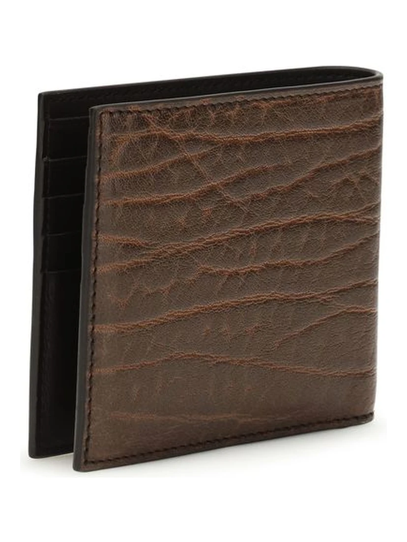 Brown Calf Leather Bos Taurus Wallet