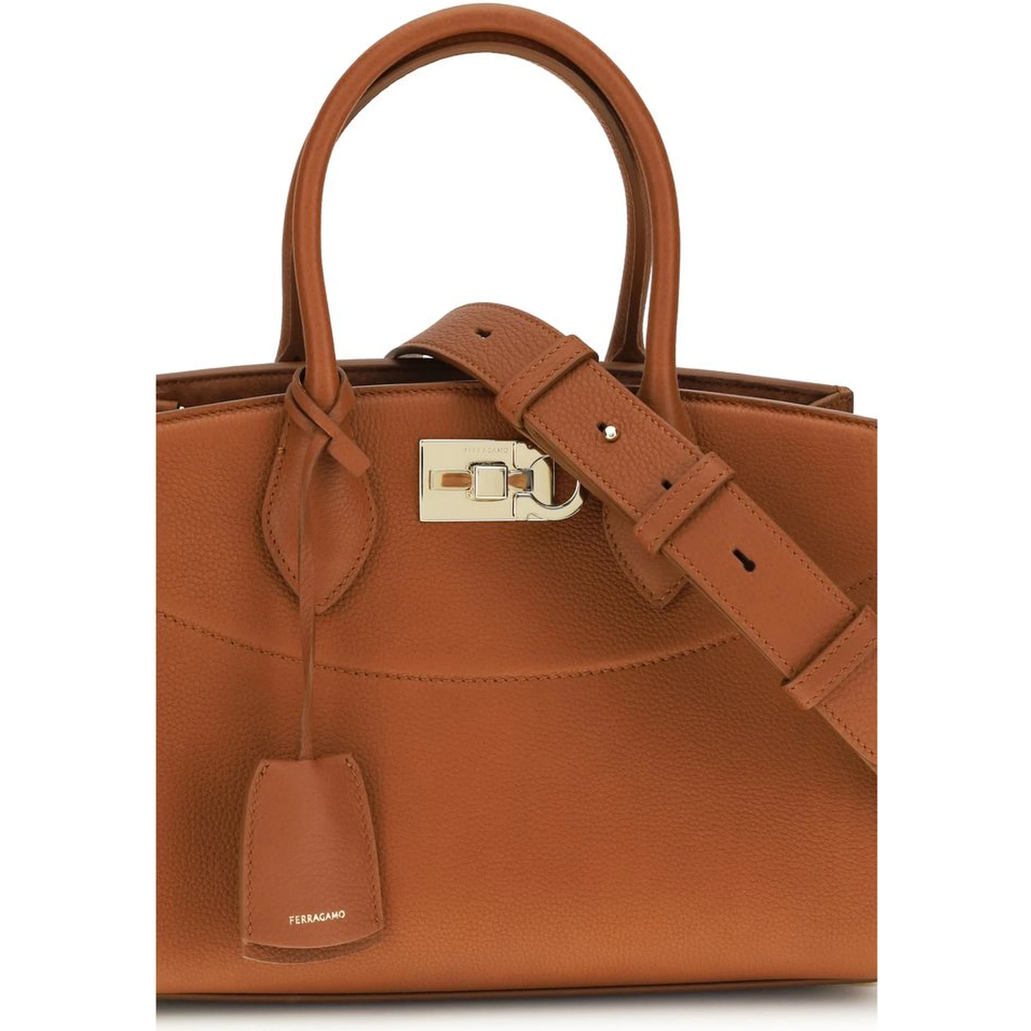 Brown Calf Leather Bos Taurus Shoulder Bag